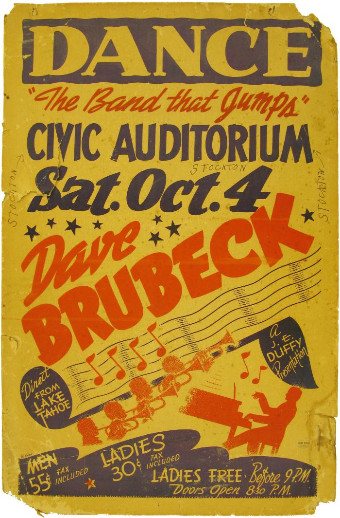 Dave Brubeck: The Band That Jumps (Civic Auditorium, Stockton, California)