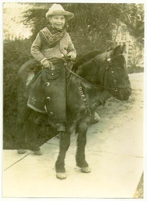 Dave Brubeck on horse