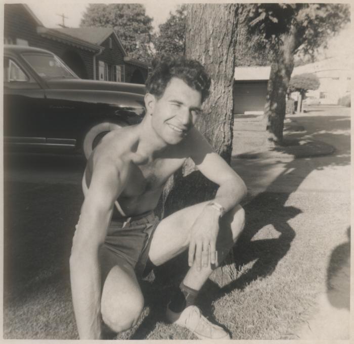 Dave Brubeck in bathing suit