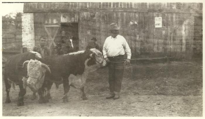 Pete Brubeck with Bull