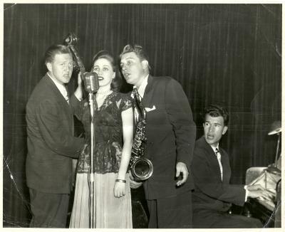 Don Ratto, Frances Lynne, Darrell Cutler, Dave Brubeck -- "The Three D's"