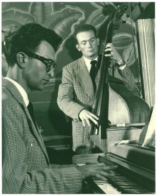 Dave Brubeck and Ron Crotty in performance