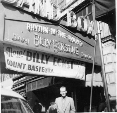 Ron Crotty in front of Band Box (New York City, New York)