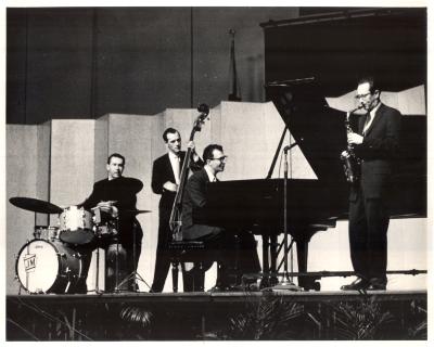 Joe Morello, Norman Bates, Dave Brubeck and Paul Desmond (Gainesville, Florida [?])