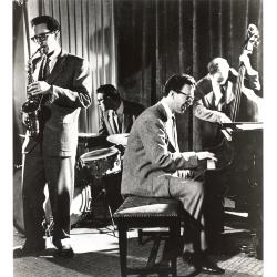 Dave Brubeck, Paul Desmond, Ron Crotty, Joe Dodge in performance