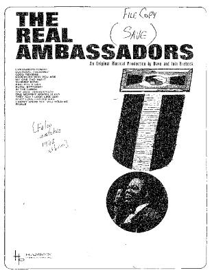 "The Real Ambassadors"