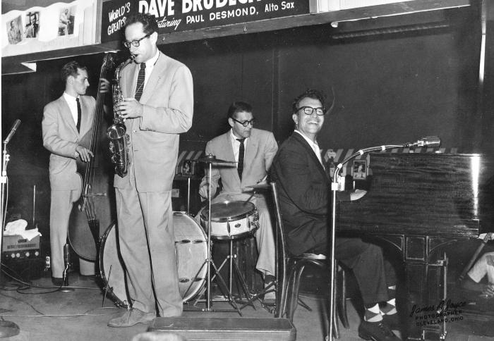 Dave Brubeck, Paul Desmond, Norman Bates, Joe Dodge in performance