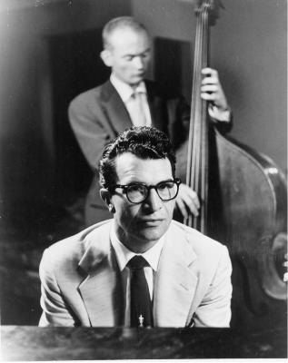 Dave Brubeck at piano, Ron Crotty in background