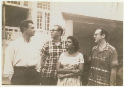 Dave Brubeck, Joe Morello, Jean Rulach and Paul Desmond (Columbo, Sri Lanka)