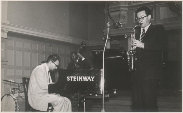 Dave Brubeck, Paul Desmond in performance (Jazz Club, Poznan, Poland)