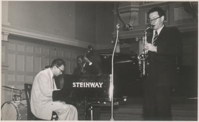 Dave Brubeck, Paul Desmond in performance (Jazz Club, Poznan, Poland)