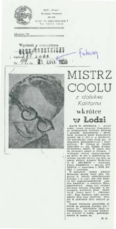 "Mistrz Coolu," Głos Robotniczy