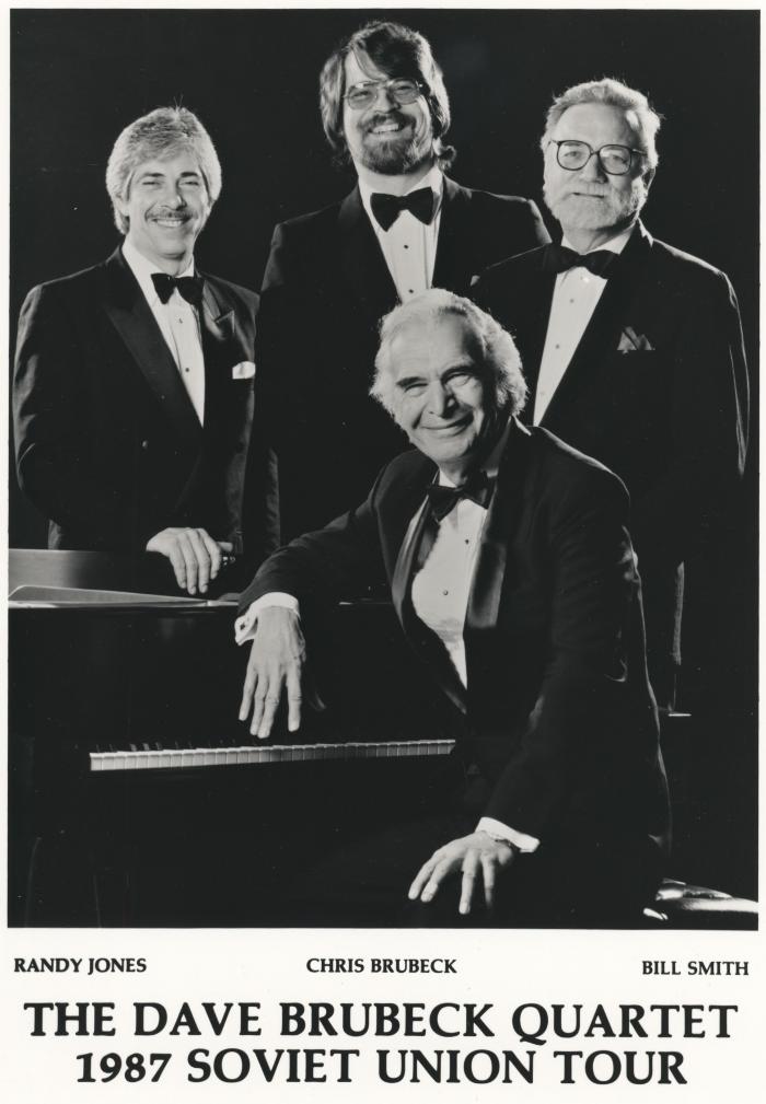 Dave Brubeck, Bill Smith, Chris Brubeck, Randy Jones for Russian Tour