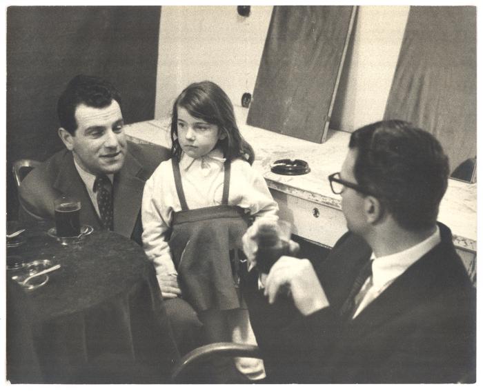 Dave Brubeck, Adam Czung (interpreter) and his daughter (Poland)