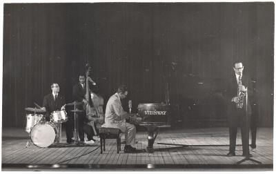 Classic Dave Brubeck Quartet in performance #2 (Palace of Culture, Warsaw, Poland)