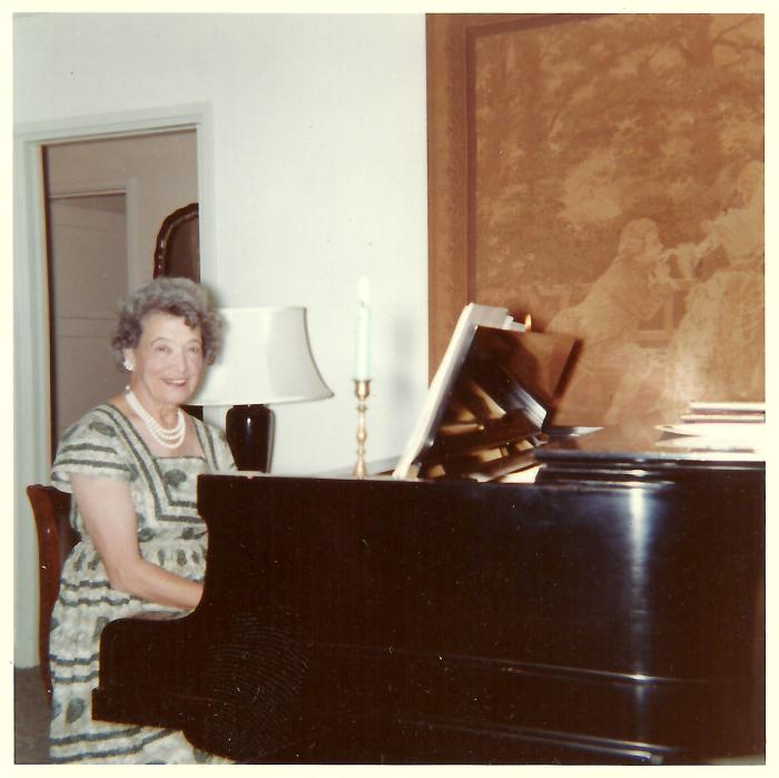 Elizabeth Ivey Brubeck at piano