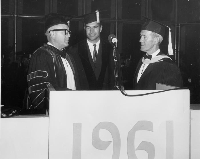 Dave Brubeck receives honorary degree (Stockton, California)