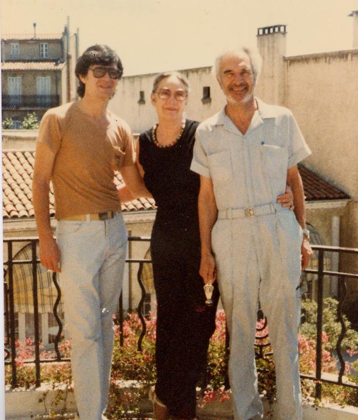 Dave Brubeck, Iola Brubeck, Matthew Brubeck (Hotel Roi Ren, Aix-en-Provence, France)