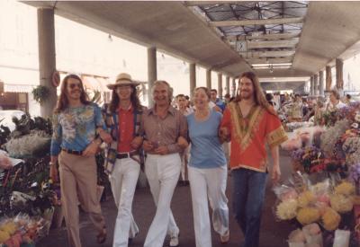 Dave Brubeck, Darius Brubeck, Chris Brubeck, Dan Brubeck, Iola Brubeck (Flower Market, Nice, France)